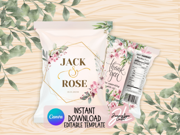 2 Just Married Chip Bag Template Review for Real Projects