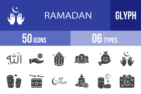 50 Ramadan Glyph Icons: A Designer’s Practical Review