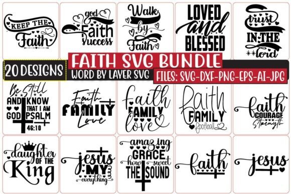 Faith SVG Bundle Vol.2 Review for Real Embroidery Projects