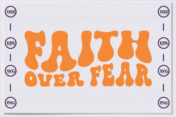 Keychain Unique Retro T-Shirt Design, Faith Over Fear Review