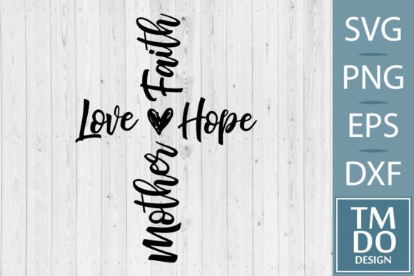 Mother Faith Hope Love Cross: A Thoughtful Embroidery Design for Real Projects