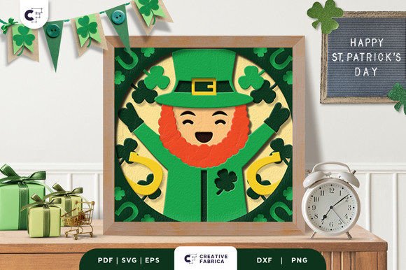 St. Patrick’s Leprechaun 3D Paper Cut Review for Real Projects