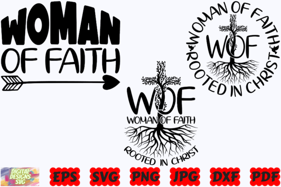 Woman of Faith SVG Rooted in Christ Review for Real Projects